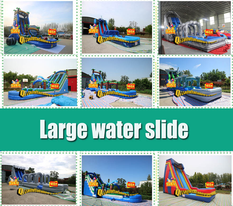 large inflatable water slide
